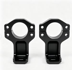Soporte Mecanizado CNC Personalizado con Acabado Negro, Pieza de Precisión, Prototipo de Mecanizado CNC para Repuesto de Motocicleta - Product Image 5