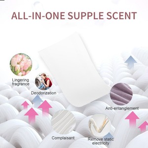 Foglietti Ammorbidenti per Asciugatrice per Pelli Sensibili, 40 Fogli, Morbidi e Lisci, Profumati, Vendita all'Ingrosso - Product Image 5