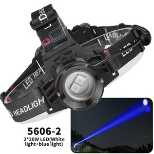 Lampe frontale LED XHP70 30W rechargeable, lumière blanche ultra-lumineuse, portable, pour le camping en plein air, la randonnée - Product Image 3