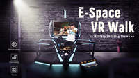 FuninVr Máquina de Simulación VR 9D AR para Interiores con Plataforma de Tiro y Zombie E-Space Walk, Educativa para Centros Comerciales, Novedad 2024