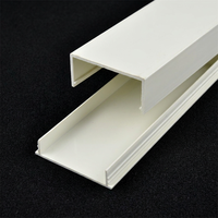 Goulotte de câblage PVC en U pour extérieur, isolée, ignifuge, anti-vieillissement, sans fixation par clouage, sans encombrement, à coller, garantie 5 ans
