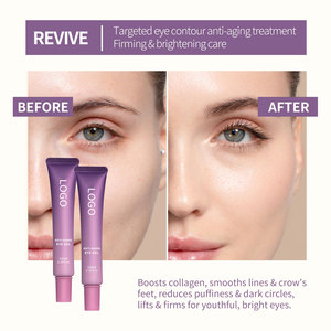 Gel pour les yeux anti-âge OEM/ODM pour les cernes, les poches et les ridules, avec extrait de péptide et de graines de châtaigne, crème hydratante pour les yeux - Product Image 4