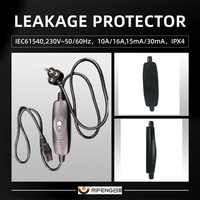 Prise PRCD industrielle RIFENG 10A/16A avec protection contre les fuites, surtensions et manque de terre, assemblage portable en ligne