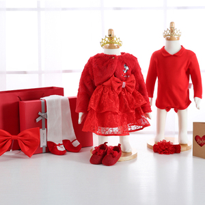 Maimit Newborn Princess Skirt Baby Gift <b>Box</b> Set Gift High-end Baby Hundred Day <b>Clothes</b> Female Full Moon Clothing - Product Image 2
