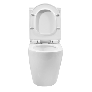 <span class=keywords><strong>WC</strong></span> en céramique blanche émaillée à poser au sol, vente en gros, <span class=keywords><strong>moins</strong></span> <span class=keywords><strong>cher</strong></span>, toilettes deux pièces, chasse d'eau en spirale, cuvettes de <span class=keywords><strong>WC</strong></span> pour salle de bain - Product Image 4