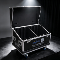 Boîte de rangement pour câbles et matériel de module d'écran LED personnalisé avec roues universelles, valise de transport professionnelle robuste