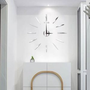 Wholesale 3D Wall Sticker <b>Clock</b> DIY Acrylic <b>Digital</b> <b>Clock</b> Silent Quartz Watch for Home Office Decoration - Product Image 2