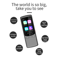 Machine de traduction vocale miniature professionnelle avec 4G/WiFi, 135 langues, batterie 3000 mAh pour les études à l'étranger et les voyages d'affaires