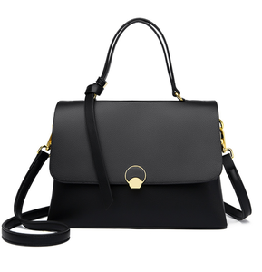 Sac à main en cuir PU crème, sac à bandoulière à rabat, sac à main imperméable pour femmes, usage quotidien - Product Image 4