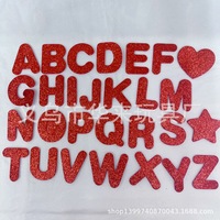 Autocollants créatifs en mousse EVA autocollants avec lettres A-Z en feuille d'or brillante pour les activités artistiques et éducatives des tout-petits