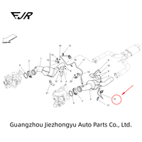 Nouveau capteur d'oxygène arrière OEM 3.0 V6 pour modèles Maserati Ghibli Levante Quattroporte 670031347 et 670153174