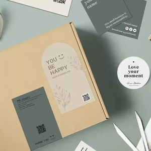 Logotipo personalizado embalaje sellado etiqueta impresión impermeable vinilo adhesivo rollo producto etiqueta pegatinas para caja de envío - Product Image 3