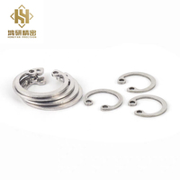 High Quality Stainless Steel C Type Clamp Open Locking Retaining Ring External Shaft Fixation DIN Standard 12.9 Grade