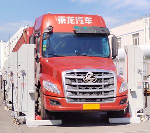 Chariot élévateur hydraulique à six poteaux CHINSONG, capacité de <span class=keywords><strong>levage</strong></span> de 45 tonnes, conception de <span class=keywords><strong>colonne</strong></span> mobile, entraînement électrique/hydraulique, voiture - Product Image 3