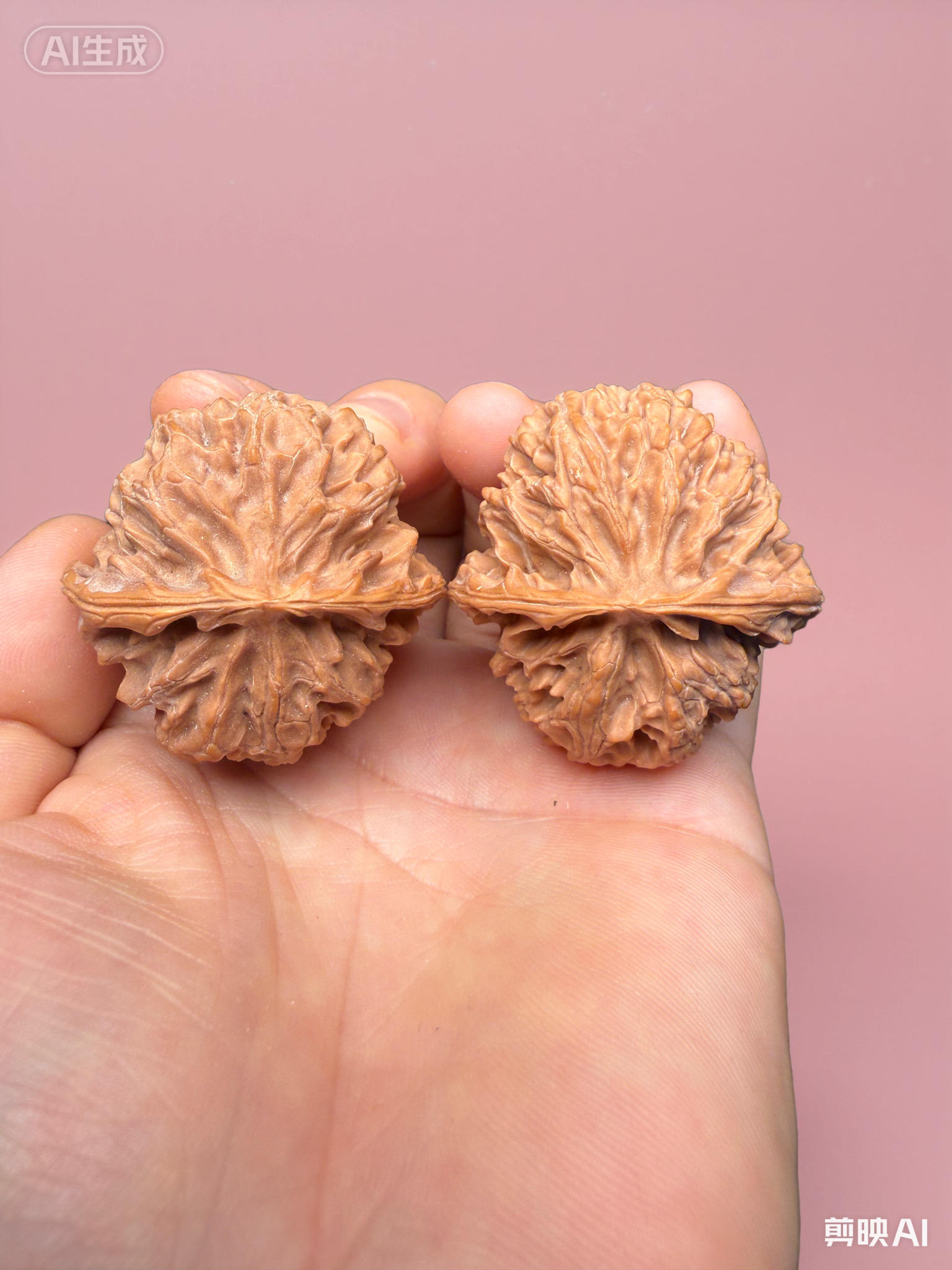 Premium Changping Oval King Walnut Raw Natural Handmade Feng Shui Religious Style Fine Collection Healthy Handheld Piece