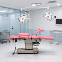 Table d'opération gynécologique électrique avec télécommande et dossier réglable pour chirurgie obstétricale hospitalière, usine OEM