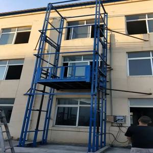 Lift Kargo Hidrolik Industri Tetap, <span class=keywords><strong>Elevator</strong></span> Barang Hidrolik dengan Rel Pemandu, Platform Pemuatan Hidrolik untuk Transportasi Barang - Product Image 4