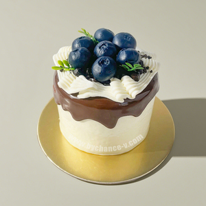 Replica di Torta al Mirtillo Artificiale per Esposizione in Caffetteria, Food Styling, Servizi Fotografici per Social Media, Decorazione per <span class=keywords><strong>Cucina</strong></span> e Showroom - Product Image 1
