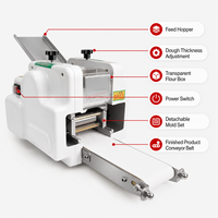 Presse à empanadas commerciale, capacité 4200 pièces/heure, machine à empanadas robuste pour restaurant, boulangerie, chaîne de restaurants