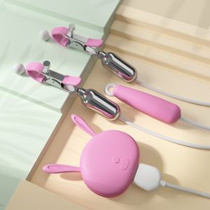 Moonuo Masseur vibrant rechargeable double point de stimulation clitoridienne et à trois points pour mamelons, masturbateur féminin (Transfrontalier) - Product Image 2