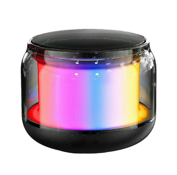 Hot Selling Mini RGB Wireless Speaker Stereo Sound Quality Subwoofer LED Light Smart Speakers for Gaming Outdoor Promotion Gifts