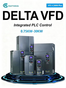 Convertidor de Frecuencia para Bomba Delta VFD CP 2000 MS 300, Variador de Frecuencia para Motor, 380V Voltaje Nominal, Directo de Fábrica - Product Image 2