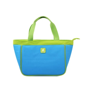 Waterproof 600D Oxford Cloth Advertising <b>Folding</b> <b>Shopping</b> <b>Bag</b> Portable Reusable Roll <b>up</b> lady handbag <b>Bag</b> With Custom Logo - Product Image 5