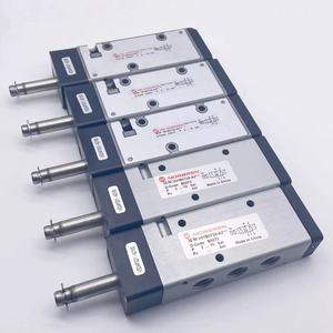 โซลินอยด์วาล์วอะลูมิเนียมรุ่น V61B513A-A2 แบบ 5/2 ทาง แรงดัน 2-10 บาร์ ใช้ไฟ DC12V/24V AC12V/24V/110V/220V/380V  นิวเมติก อัตราการไหล 1300 ลิตร/นาที - Product Image 2