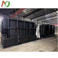 Mingjie petite unité de décomposition thermique 1t/d ~ 3t/d Mini machine d'usine de pyrolyse de pneu en plastique de déchets au mazout