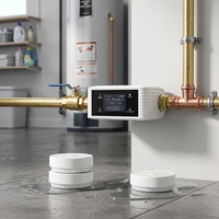 Intelligenter WLAN-Wasserleckdetektor, Automatisches Absperrventil für Zuhause mit Zuverlässigem Wasserleckschutz