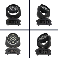 Projecteur PAR 36 LED de haute qualité avec zoom, tête mobile, faisceau mobile, RGBW, IP33, contrôle DMX512, 360W