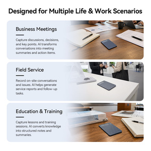 Grabadora <span class=keywords><strong>de</strong></span> <span class=keywords><strong>Voz</strong></span> con IA para Reuniones <span class=keywords><strong>de</strong></span> Ventas Healthcare AI Scribe Premium, con Soporte Magnético y Transcripción <span class=keywords><strong>de</strong></span> <span class=keywords><strong>Voz</strong></span> <span class=keywords><strong>a</strong></span> <span class=keywords><strong>Texto</strong></span> para Empresas - Product Image 3