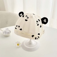 Gorro de Bebé Recién Nacido con Orejas 3D |   Gorro de Bebé de Algodón Suave Clase A con Estampado de Manga y Dibujos Animados, Gorro de Doble Capa Amigable con la Piel
