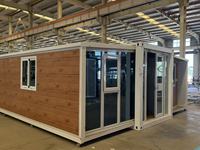 Conteneur pliable extensible imperméable, unité de stockage modulaire préfabriquée, entrepôt mobile pour le stockage de matériaux industriels