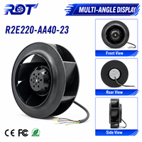 Ventilador Centrífugo Industrial de CA R2E220-AA40-23 230V para HVAC, Manejo de Aire, Enfriamiento, Alto Flujo de Aire, Diseño Duradero, Flujo de Aire Estable