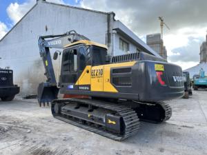 Pelle sur chenilles VOLVO EC210 d'occasion 22 tonnes Stabilité hydraulique Shanghai Yard Garantie 1 an Offre Spéciale Pelle pelleteuse d'occasion - Product Image 4