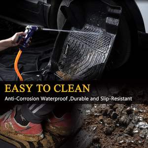 JIAYE 2012-2016 alas lantai mobil hitam, Set lengkap semua cuaca tahan air antiselip untuk Honda CR-V LX EX SE - Product Image 5