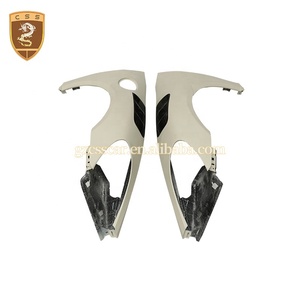 3K Carbon phía trước Bumper lắp ráp lưới chắn bùn phía sau BodyKit cho PORSCHE 718 Cayman Boxster <span class=keywords><strong>Converse</strong></span> để gt4rs phong cách cơ thể Kit - Product Image 5