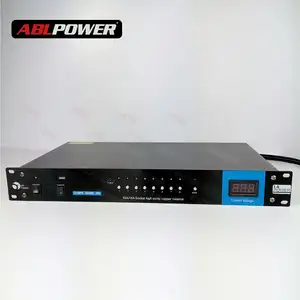 High power sequence box sound system dj equipment power supply sequencer 8 channels