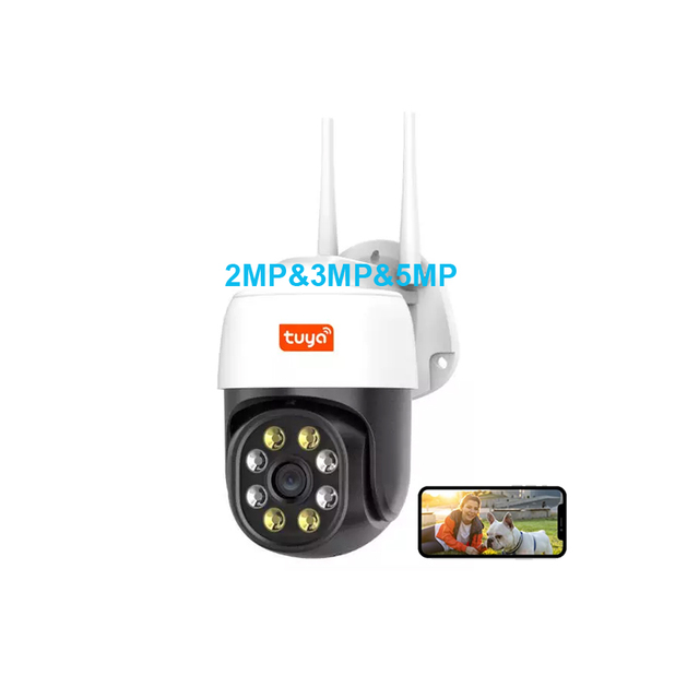 3MP Tuya Smart Life Waterproof Security Camera Night Vision Wireless WiFi Home Network Pan/Tilt 360 View Auto Tracking Camera