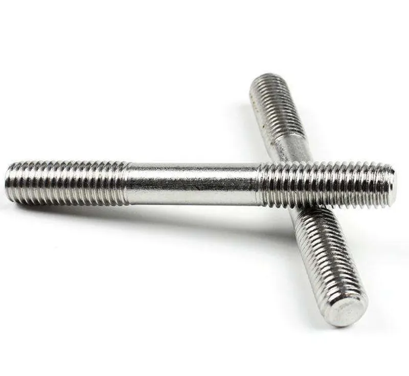 Astm A479 / A182 Duplex Steel Uns S32760 F55 bulloni esagonali Stud Double End 2507 S32750 Hardware Stud Bolt