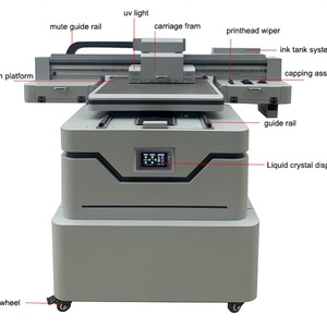 เครื่องพิมพ์ยูวีแบบแท่นราบ 6090 A1 คุณภาพสูง ความเร็วสูง เหมาะสำหรับการใช้งานกลางแจ้ง พิมพ์สีขาวและเอฟเฟกต์นูน 3 มิติ - Product Image 2