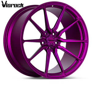 Rueda forjada Viorock: Bronce Multi-Spoke 19 - 24 pulgadas 5*112. Se adapta a Cayenne Q5 X5 GLE Mustang GT350 <span class=keywords><strong>GT500</strong></span> CARRERA GT 488 GTB - Product Image 4