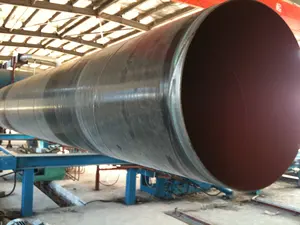 EN ASTM API 5L PSL2 X52 e GR B tubo de aço soldado carbono tubo de aço SSAW para construção de docas marítimas
