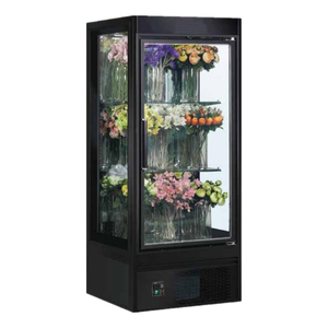 3도어 유리문형 직립형 디스플레이 냉장고 꽃 냉장고 팬 냉각 3060L 2~8도 - Product Image 5