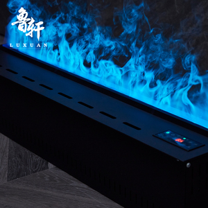 Suministro del fabricante Chimenea 3D Caja de aire silenciosa Chimenea eléctrica Ajuste del tamaño de la llama Chimenea de nebulización con control remoto - Product Image 4