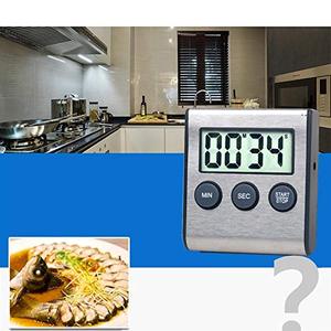 Minuteur numérique en acier inoxydable pour la cuisine - Product Image 4