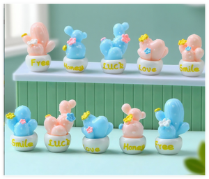 Personalizado Mini DIY niños mini jardín terrario juguete algas plantas suculentas cactus florero <span class=keywords><strong>cesta</strong></span> de frutas figuritas de árbol de <span class=keywords><strong>setas</strong></span> - Product Image 3