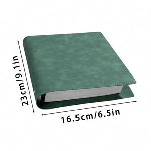 Hot Sale <b>A5</b> PU Leather Cover Waterproof Hardcover Custom <b>Binder</b> Binding Organizer Planning Notebook Loose-leaf Custom Logo 80 - Product Image 1