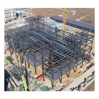 Estructura de Acero Galvanizado de Alta Calidad, Reciclable y Ecológica, Materiales de Acero para Almacenes con Certificación ISO9001